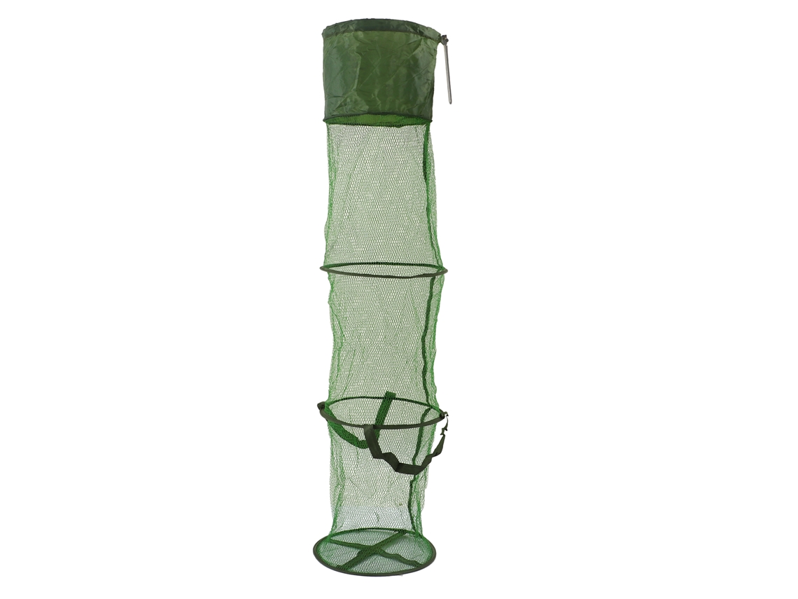 Cesta De Pesca Plegable Con Malla De Nailon Y Soporte Resistente Para Accesorios De Pesca.