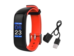 Pulsera Inteligente Con Monitor De Presión Arterial Y Frecuencia Cardíaca, Brazalete Impermeable (rojo)