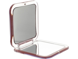 Miroir De Poche Pliable 7x Grossissement Mini Carré Compacto Rouge Foncé Léger Para Maquillage Y ...