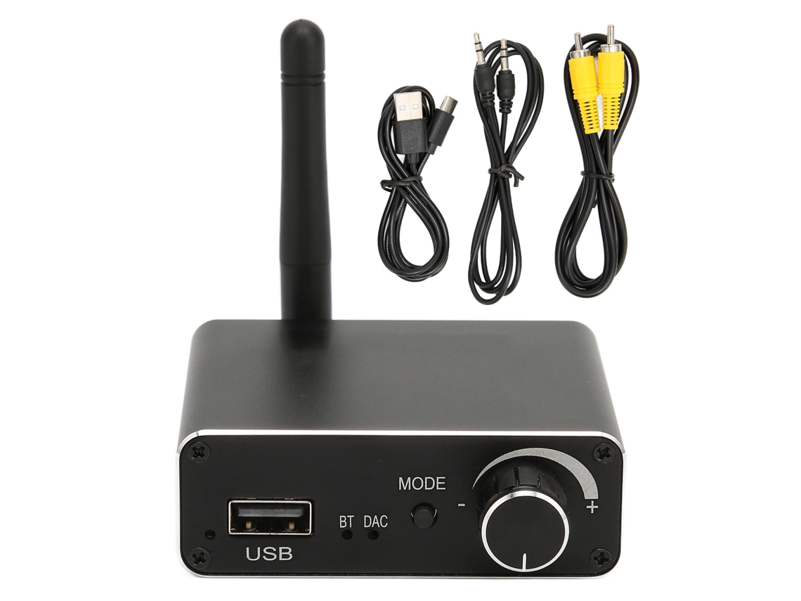 Convertidor Dac Bluetooth D18, Convertidor Digital A Analógico Con Receptor Bluetooth, Compatible Con Reproducción