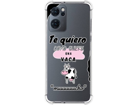 Carcasa para Oppo Find X5 Lite 5G TUMUNDOSMARTPHONE Dibujos Antigolpes Vaca Multicolor
