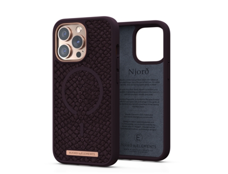 Funda para iPhone 13 Pro NJORD BYELEMENTS Morado