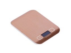 Minibáscula De Alimentos (oro Rosa A Batería) Para Cocina Y Entrenamiento Práctico, 10 Kg/1 G