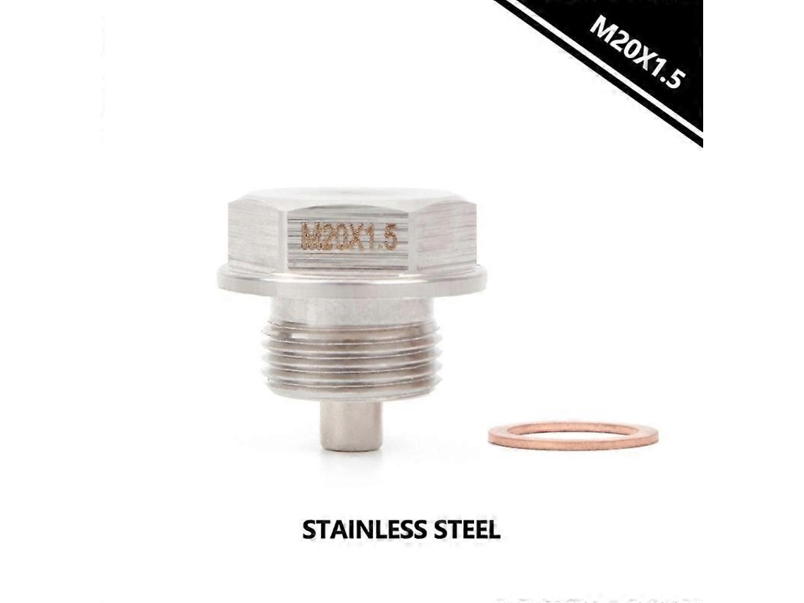 Tapon De Drenaje Magnético De Aceite Para Motor Con Junta M14x1.5 M16x1.5 M18x1.5 Acero Inoxidable M20 1.5