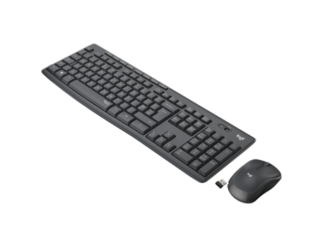 LOGITECH MK295 Silent Wireless Combo teclado Ratón incluido USB QWERTY Italiano Grafito