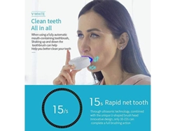 Cepillo De Dientes Eléctrico Sónico En Forma De U, Kit De Blanqueamiento Dental Automático