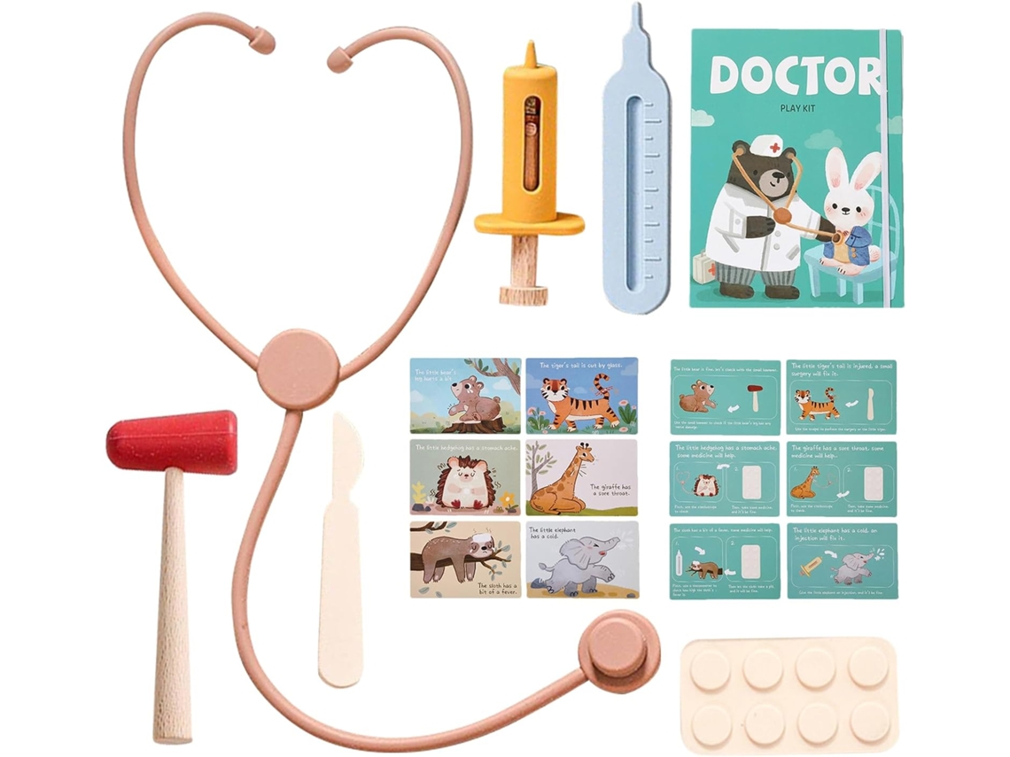 Kit de juguetes de pediatra, juego de doctor, 36 piezas, accesorios de cosplay de Vayotoy