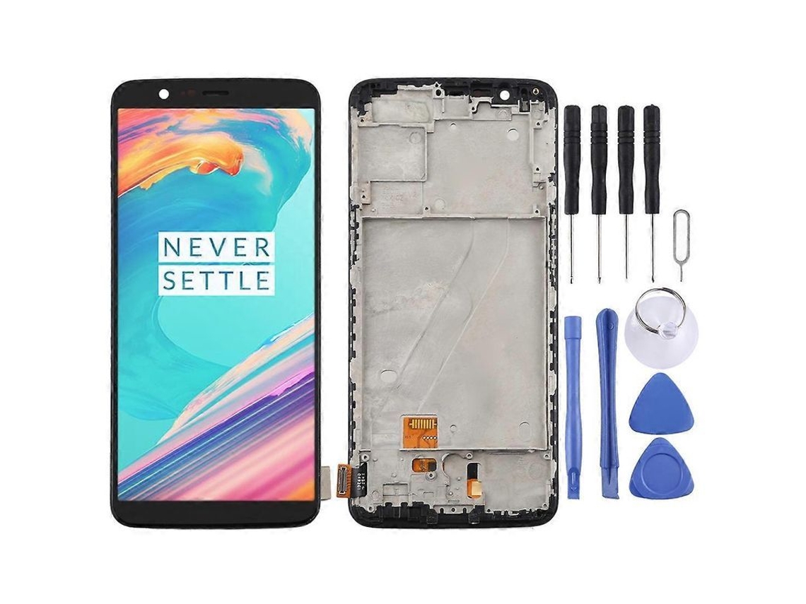 Pantalla Lcd Tft Y Digitalizador Completos Con Marco Para Oneplus 5t A5010 (negro)