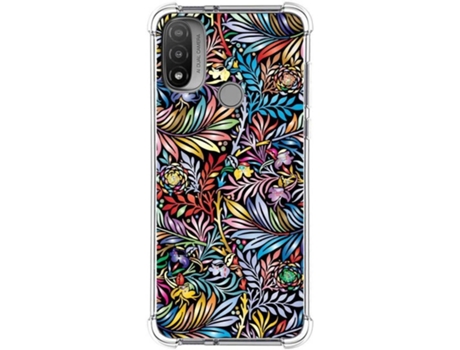 Carcasa Motorola Moto E20 TUMUNDOSMARTPHONE Dibujos Antigolpes Flores 04 Multicolor