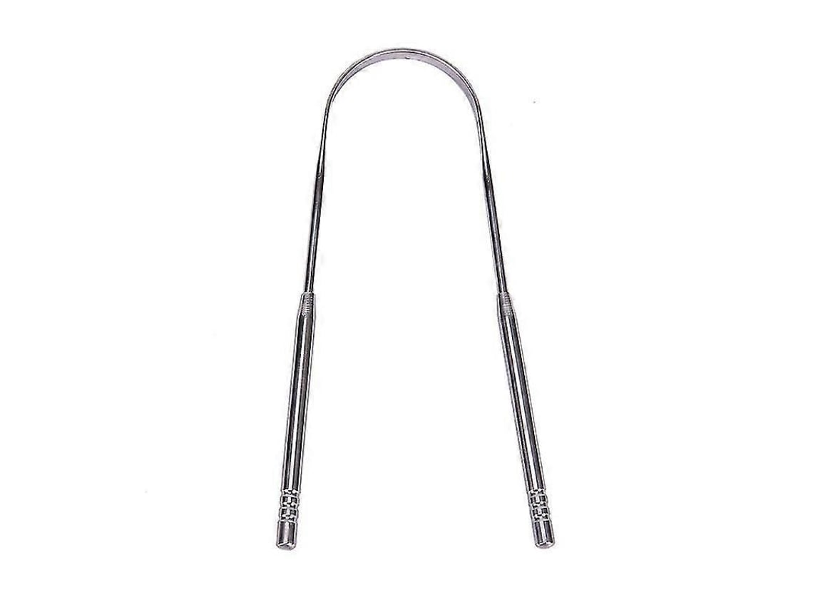 Cepillo Lingual De Acero Inoxidable - Limpieza Bucal E Higiene Dental (plateado)