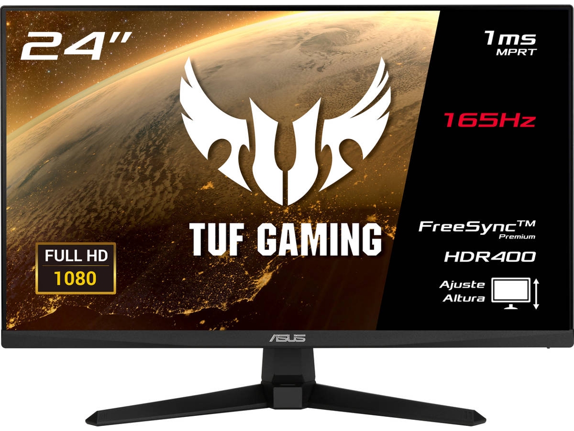 Monitor Gaming ASUS TUF VG247Q1A (23.8'' - 1 ms - 165 Hz - AMD FreeSync Premium)