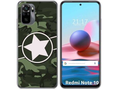 Carcasa Xiaomi Redmi Note 10 / 10S TUMUNDOSMARTPHONE Camuflaje 01 Multicolor