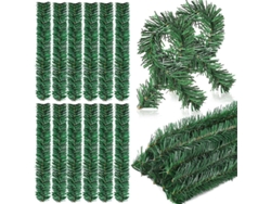 30 Barras De Madera De Pino Noel 14", Con Agujas Falsas Decorativas Flexibles