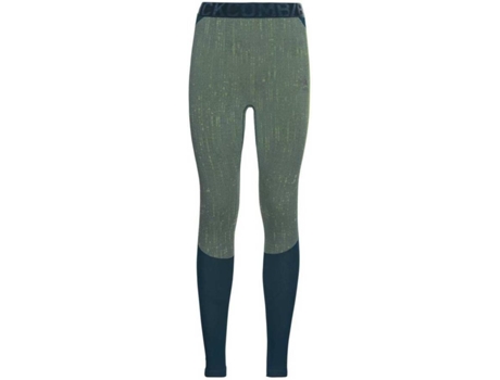 Ropa interior para Mujer ODLO Bottom Long Blackcomb Verde para Esquí (XS)