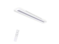 Luz de Techo Led Regulable con Control Remoto 60Cm 23W Oficina Pasillo Sala de Estar Moderna Dormitorio Blanco Cocina Sala de Estudio NETTLIFE