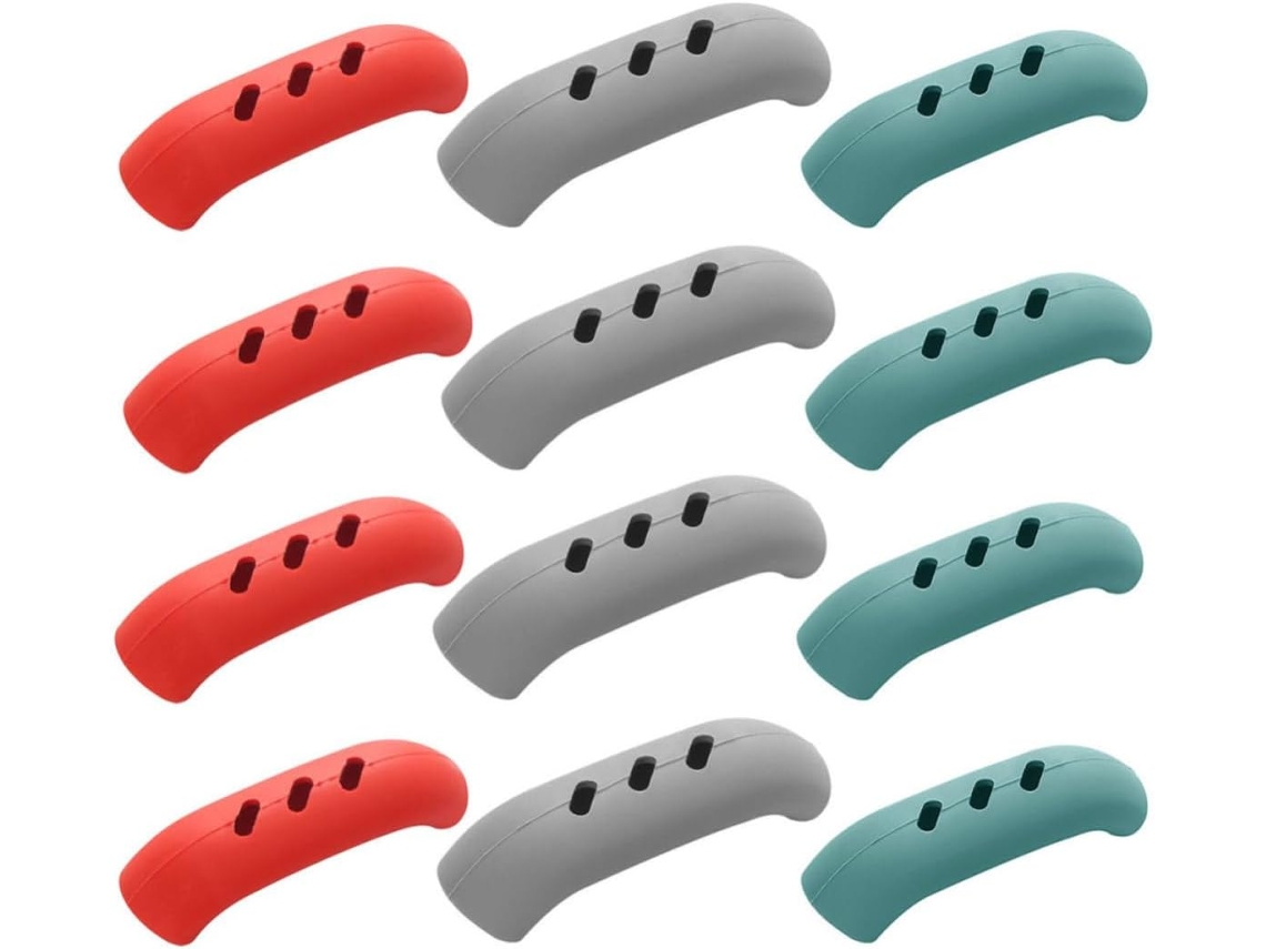 Capas De Silicone Yarnow Para Uso Diário Na Cozinha, Antiderrapantes,s Ao Calor, Pacote Com 12 Unidades Para Cabos De