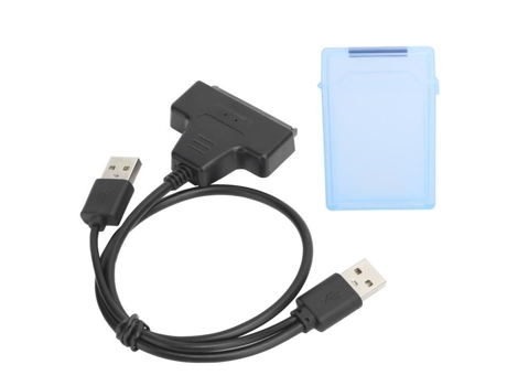 HURRISE Adaptador de disco duro HDD/Ssd con cable USB de interfaz dual y funda protectora de 2 5 pulgadas