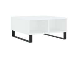 Maison Exclusive - Mesa De Centro Madera De Ingeniería Blanco 60x60x30 Cm