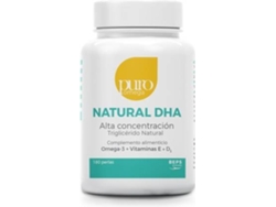 Complemento Alimentar PURO OMEGA Alta Concentração De Natural (180 pérolas)