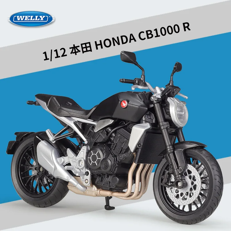 (negro) Modelo De Motocicleta A Escala 1:12, Coche De Juguete Coleccionable, Amortiguador De Motocicleta