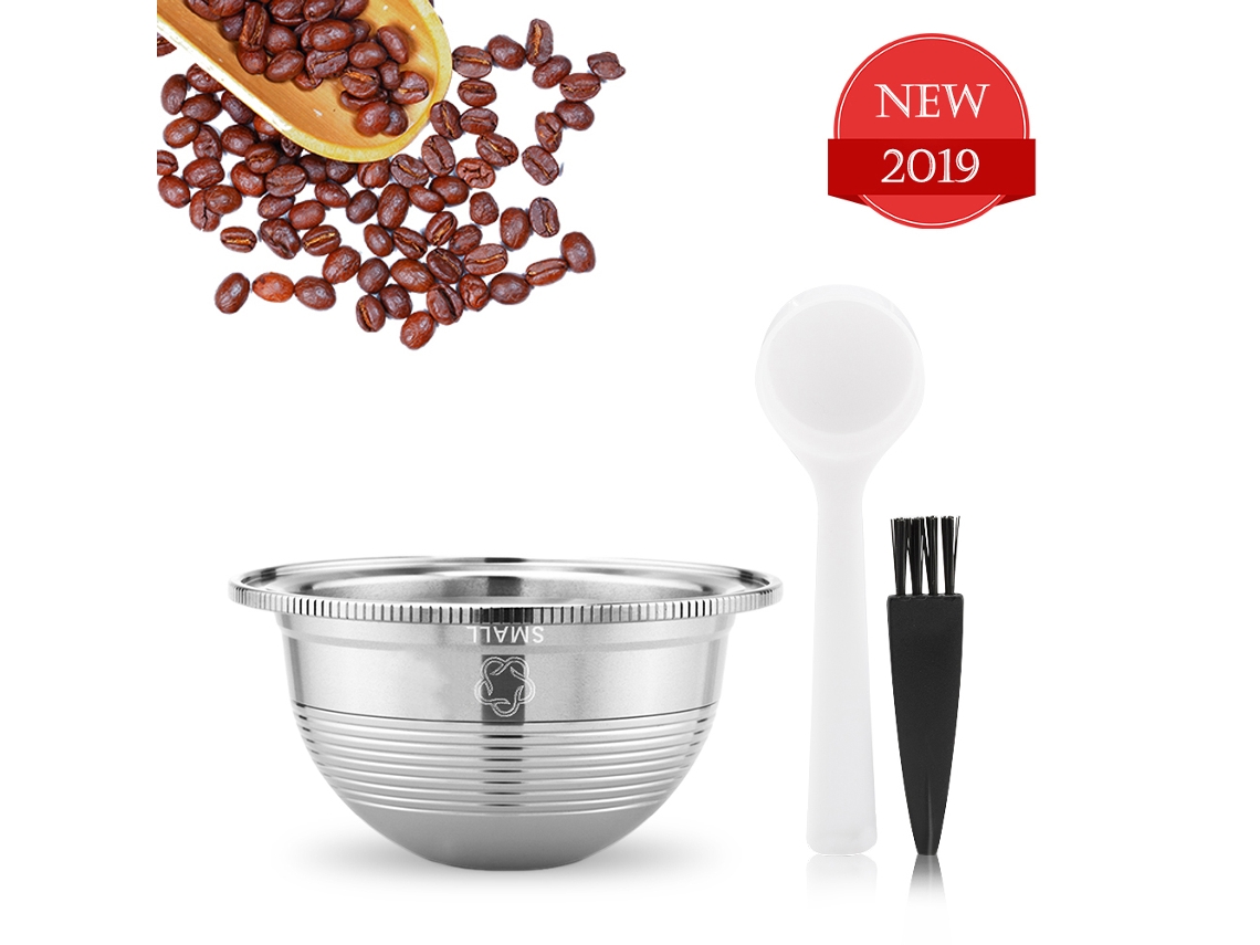 Cápsula De Café Reutilizable De Acero Inoxidable De 70 Ml Para Nespresso Vertuoline Delonghi Env135 Gca1