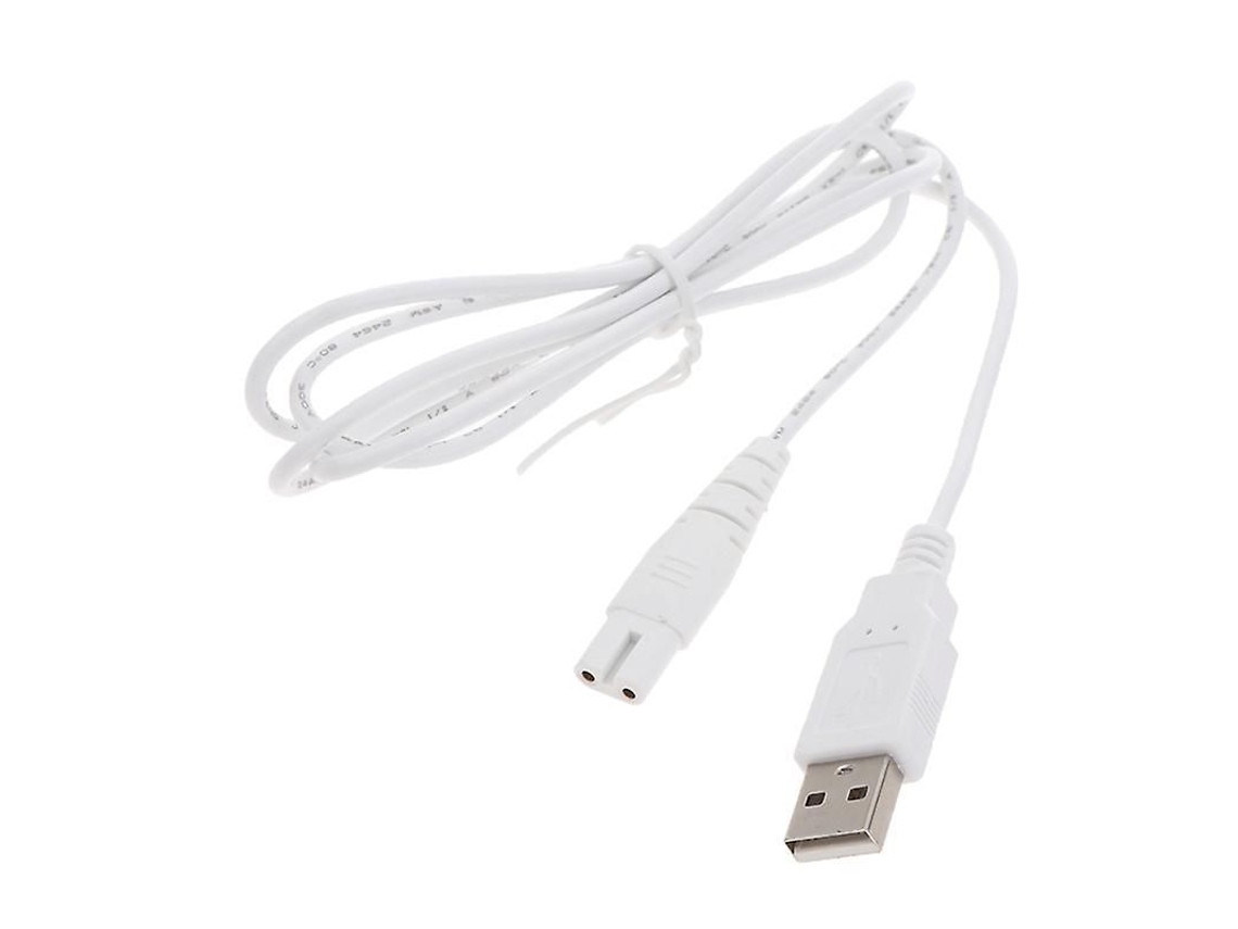 Cable De Carga Usb Para Irrigador Bucal Hf-5, Hf-9 Y Hf-6, Cable De Carga Blanco, Compatible Con Irrigador Bucal.