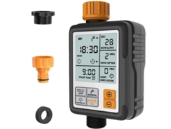 Reloj de agua digital programable, temporizador automático para grifo de jardín, manguera de riego.