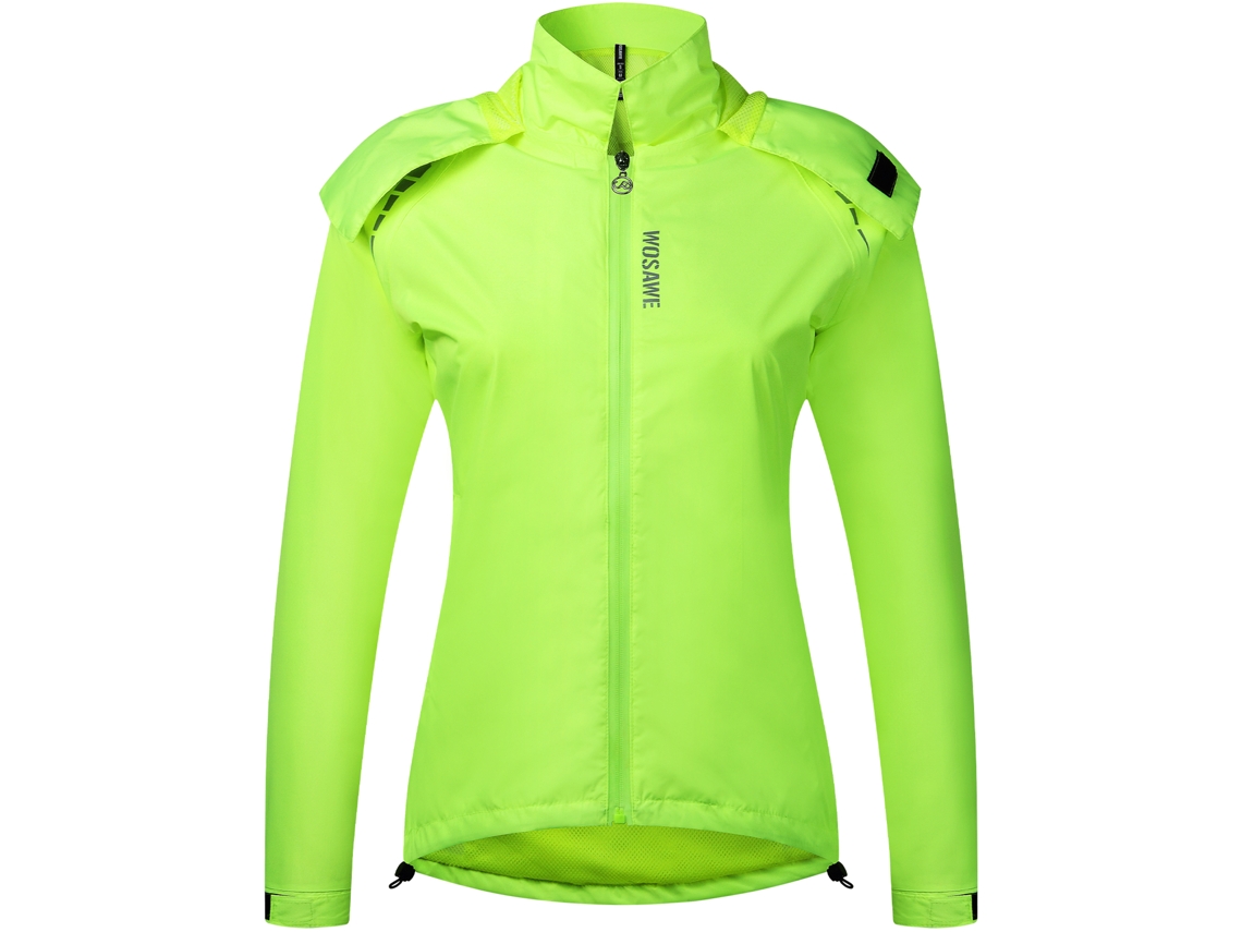 Chaqueta Impermeable Ligera Para Mujer, Chaqueta Para Correr/senderismo, Alta Visibilidad, Transpirable E Impermeable.