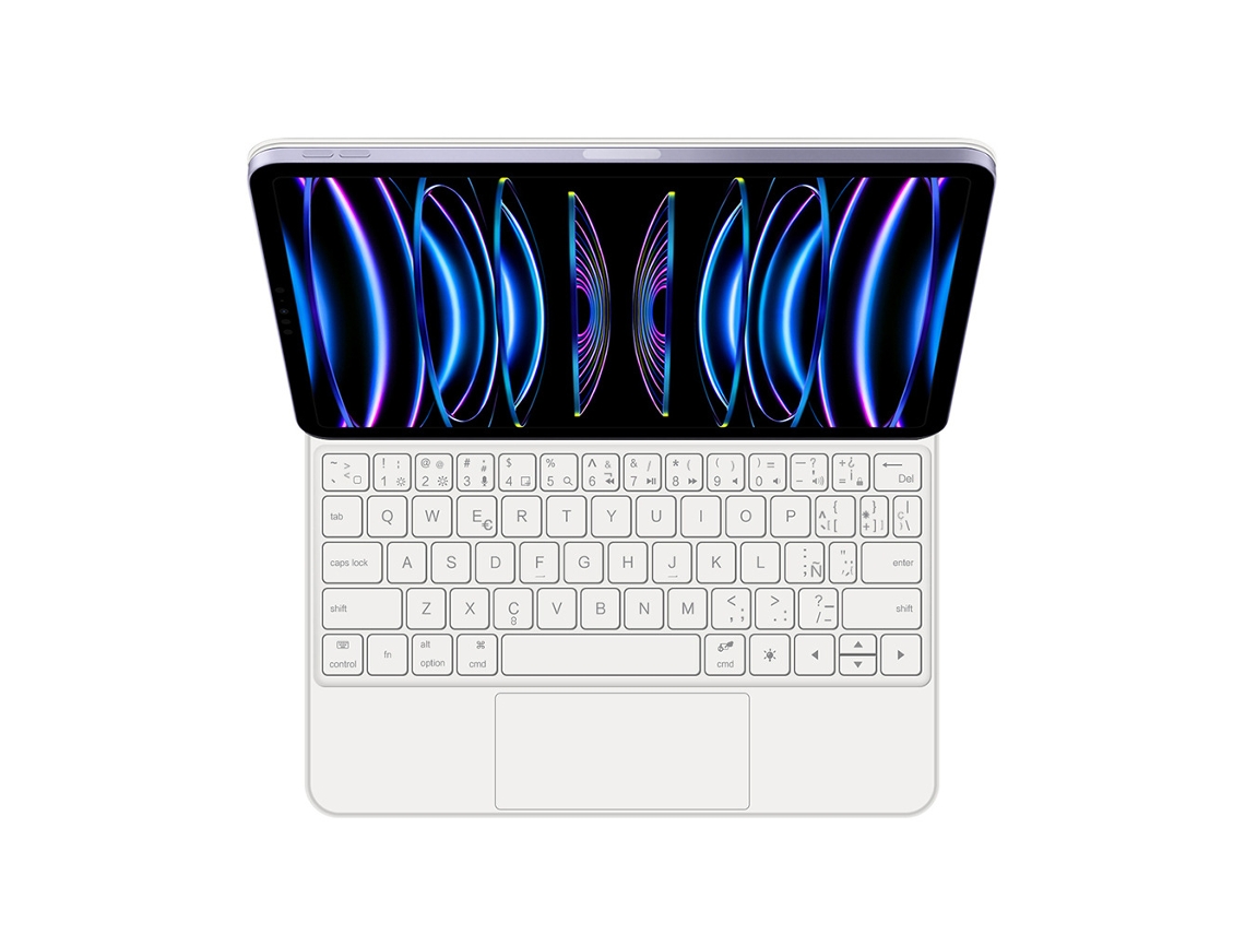 Teclado inalámbrico para iPad Pro 13 2024 España Blanco Ushion (m4)