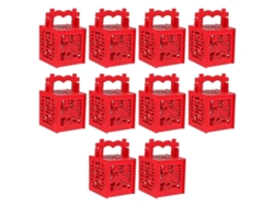 Juego de 10 cajas de madera para dulces, delicadas e ideales para regalos de boda - Hengjian