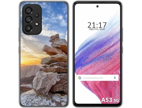 Carcasa para Samsung Galaxy A53 5G TUMUNDOSMARTPHONE Dibujos Sunset Multicolor