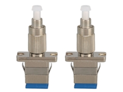 Adaptador De Fibra Óptica Fc Upc Macho A Sc Upc Hembra Monomodo 2pcs Conector Híbrido