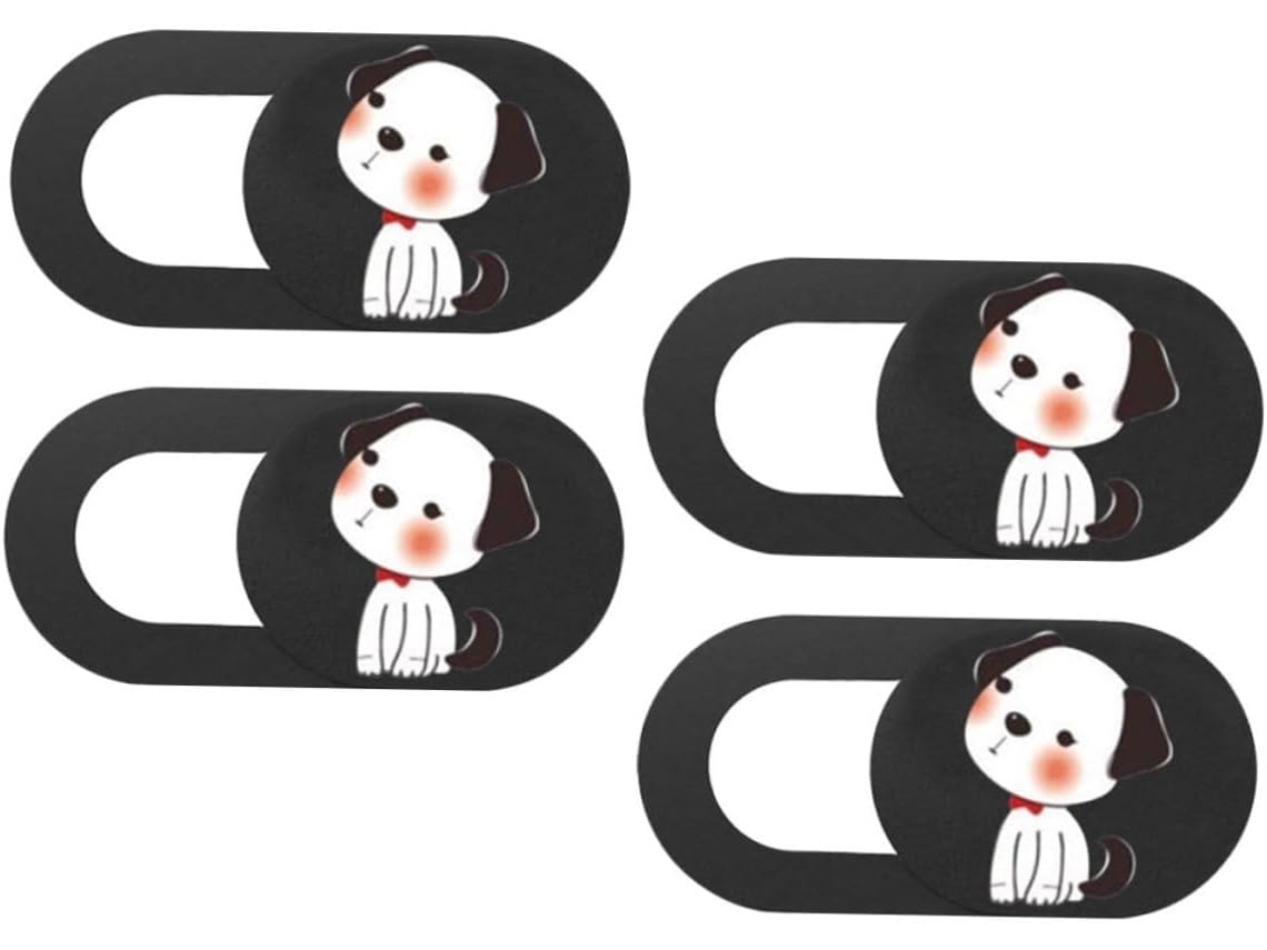 Juego de 4 fundas protectoras para cámara con estampado de perro, Gokoco