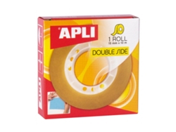 Cinta Adhesiva de Doble Cara 15 Mm X 10 M Transparente Apli
