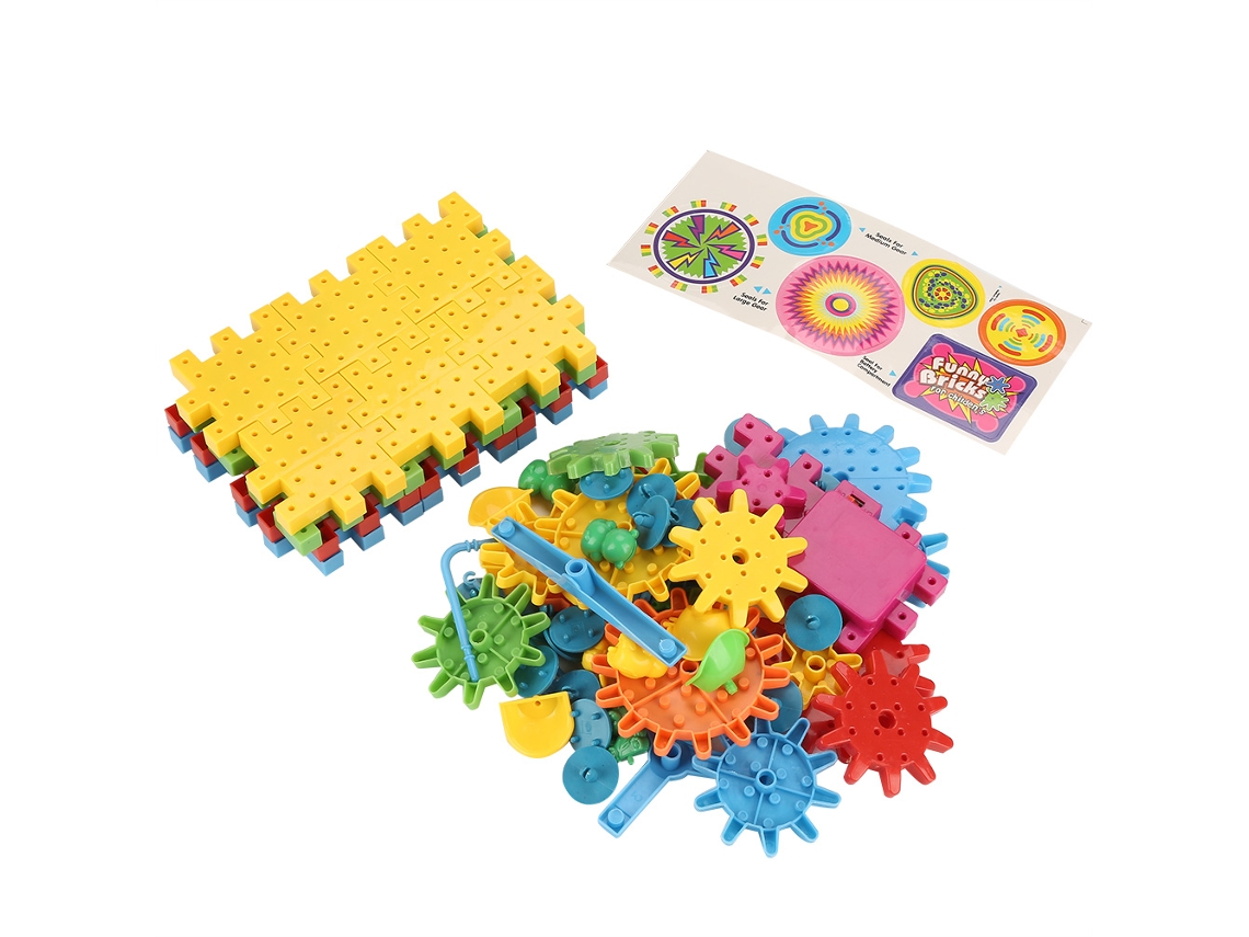 Dan26-81 Piezas Set Rompecabezas Eléctrico Educativo Bloques De Construcción Diy Plástico Juguetes Divertidos Para Niños