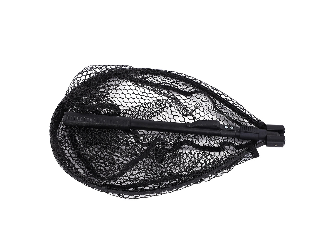 Red de pesca portátil de aleación de aluminio para pesca con mosca, fácil de plegar.