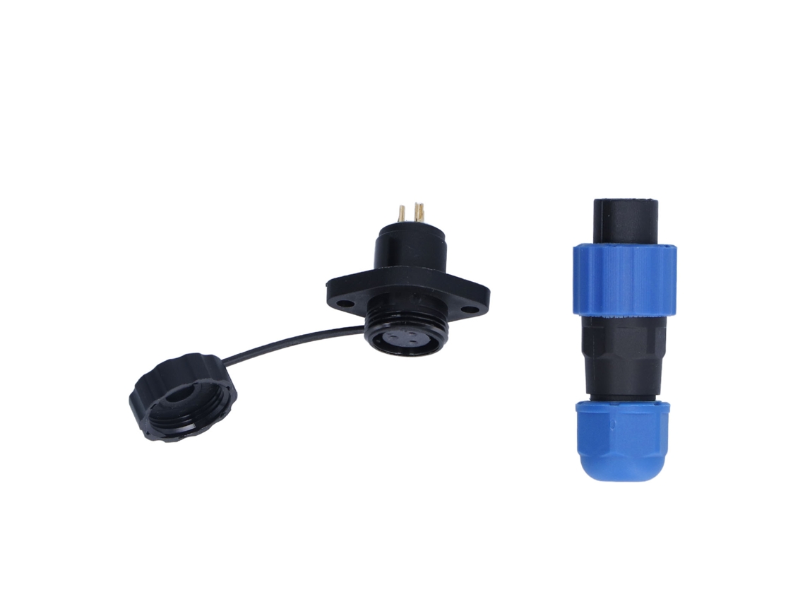 Conector De Alimentación Aérea Industrial Con Enchufe De Brida Impermeable Ip68 (250 V 5 A)