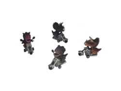 Piezas De Juguete De Motocicleta De Dinosaurio De Pvc Para Tirar, Decoración Infantil