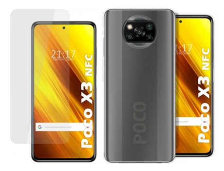 Carcasa + Protector de Pantalla Xiaomi POCO X3 NFC / X3 Pro TUMUNDOSMARTPHONE Pack Transparente