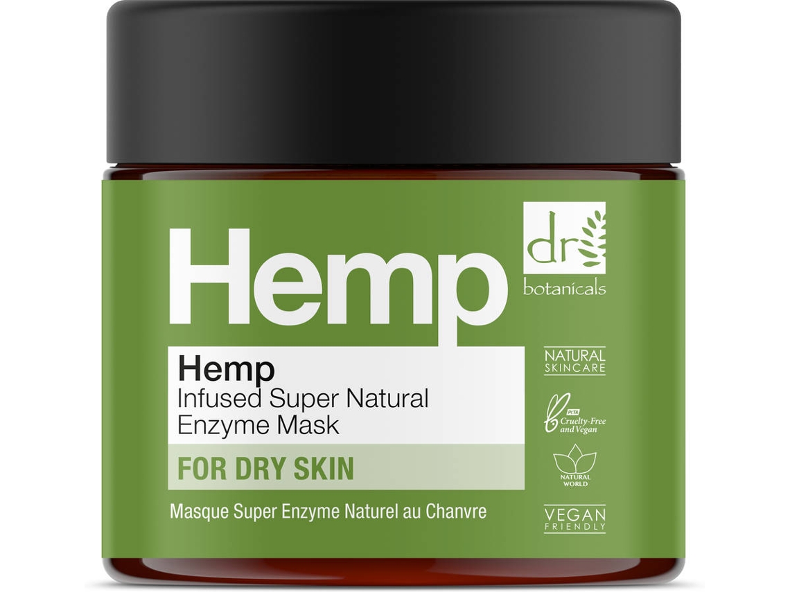 Mascarilla Facial DR BOTANICALS Hemp Infused Super Natural Enzyme Mask (60 ml)