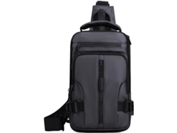 Bolso bandolera pequeño de tela Oxford | Mochila antirrobo, mochila informal de senderismo, multifuncional, ideal para Slowmoose