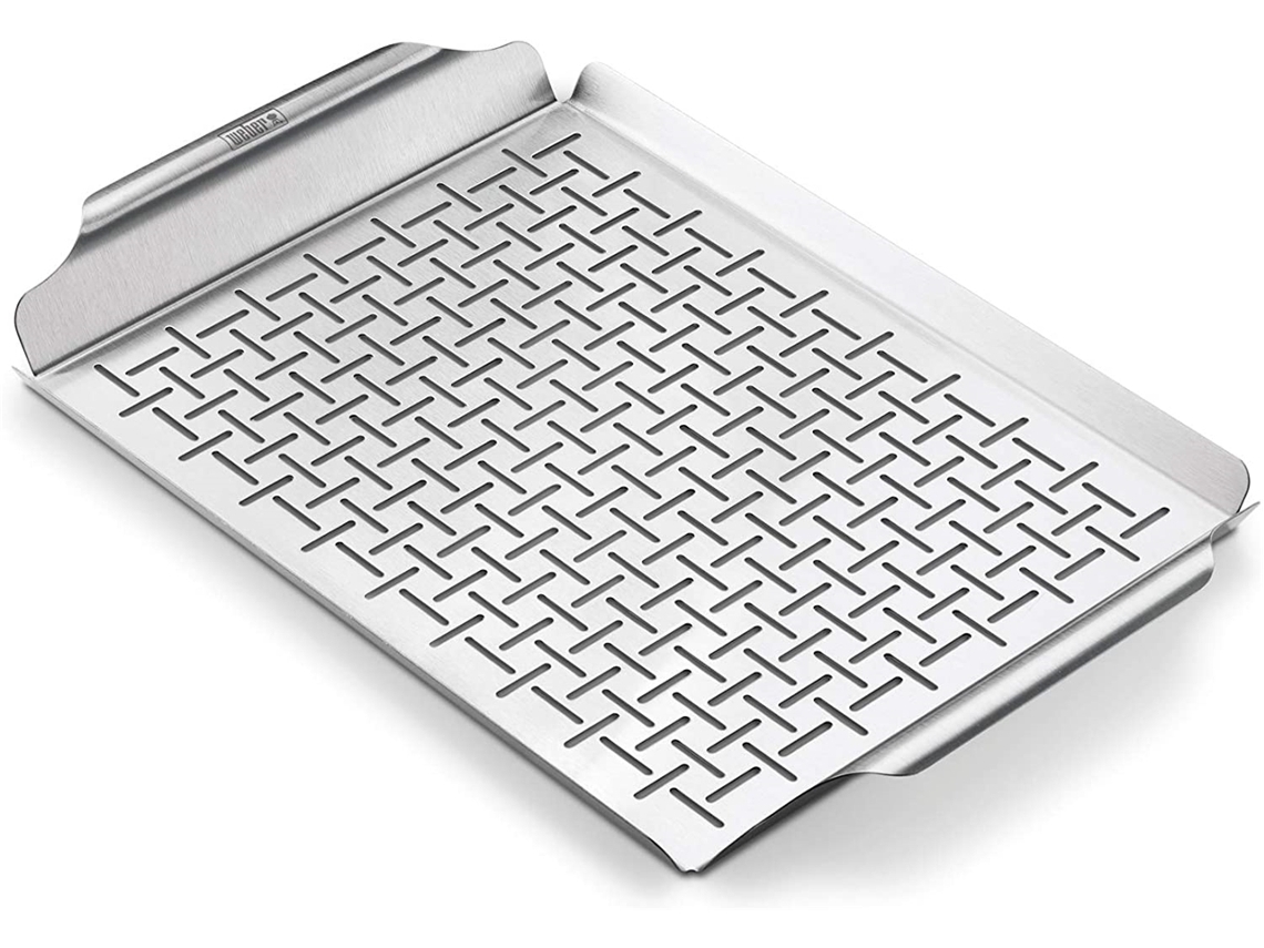 Weber WBR 6435 Piatto di Cottura in Acciaio 40x40x3 Inox