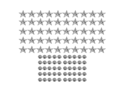 50 Juegos De Remaches De Estrella De 5 Puntas, Aleación De 16 Mm, Con Tornillos Para Cuero Y Moda.