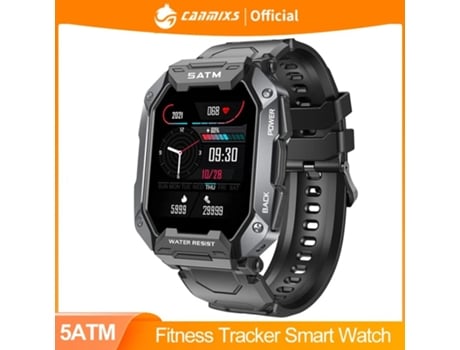 Reloj Inteligente Hombre IP68 5ATM Impermeable Monitor de Salud Smartwatch para Android IOS Oxygen Fitness Watch VEANXIN