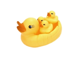 Familia de patitos de goma Softee