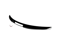 Alerón, diseño personalizado, construcción duradera, negro brillante OEM
