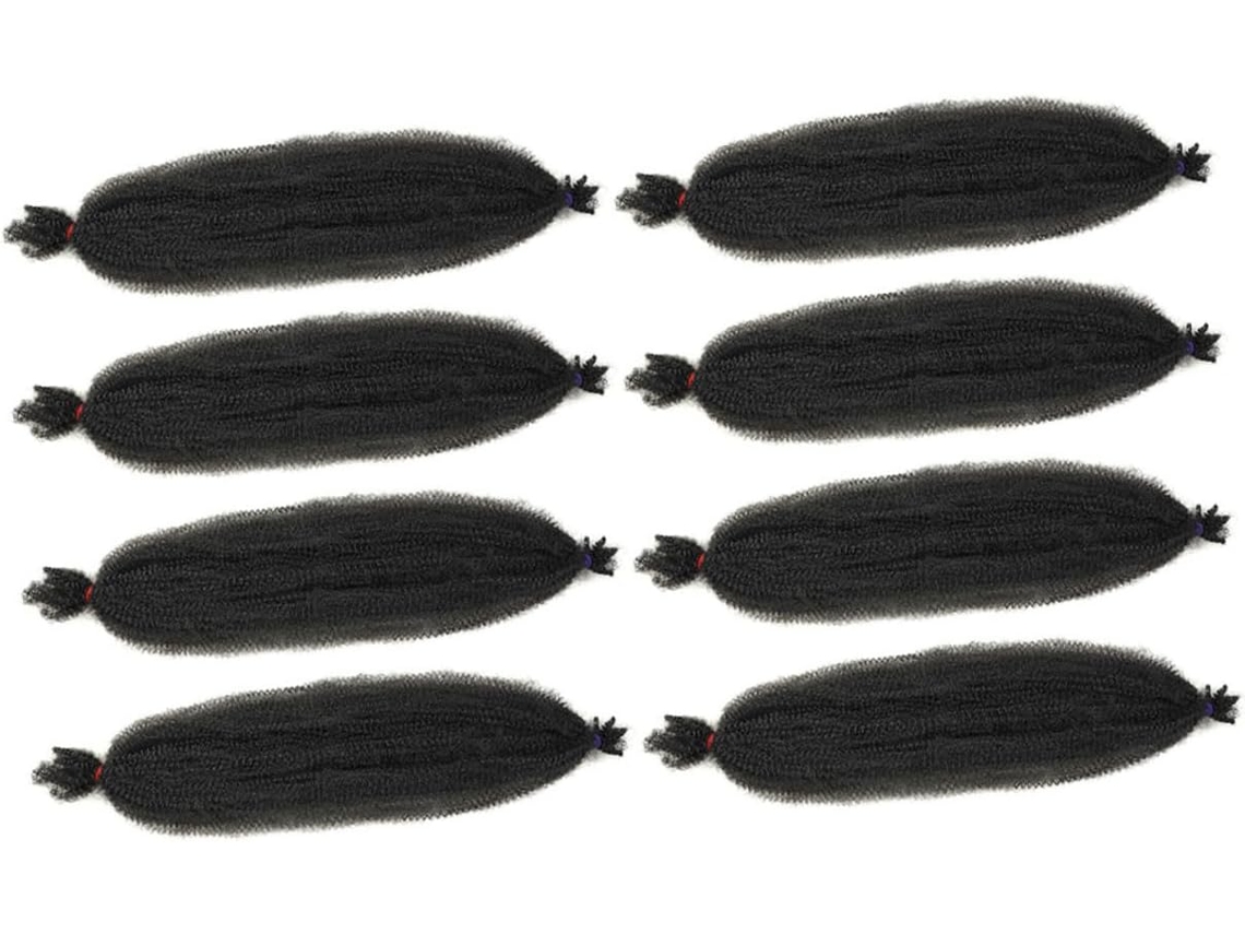 8 Pièces Peluca Chenille Perruque Torsadée Afro Enveloppant Les Cheveux Pour Rendre Frisée