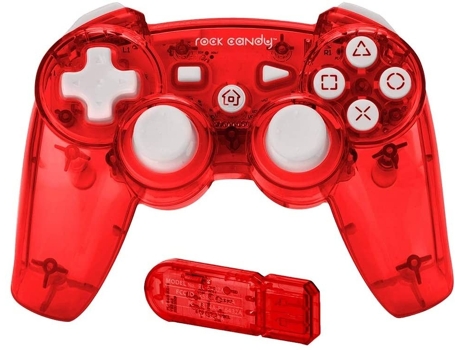 Mando para PS3 PDP Wireless Rock Candy Rojo