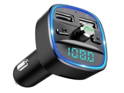 Transmisor FM Bluetooth Yizhood USB 5v/2.4a1a SD/USB Manos Libres Azul Negro
