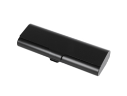 Estojo fino e rígido de metal para óculos de leitura, protetor, durável e prático, preto.